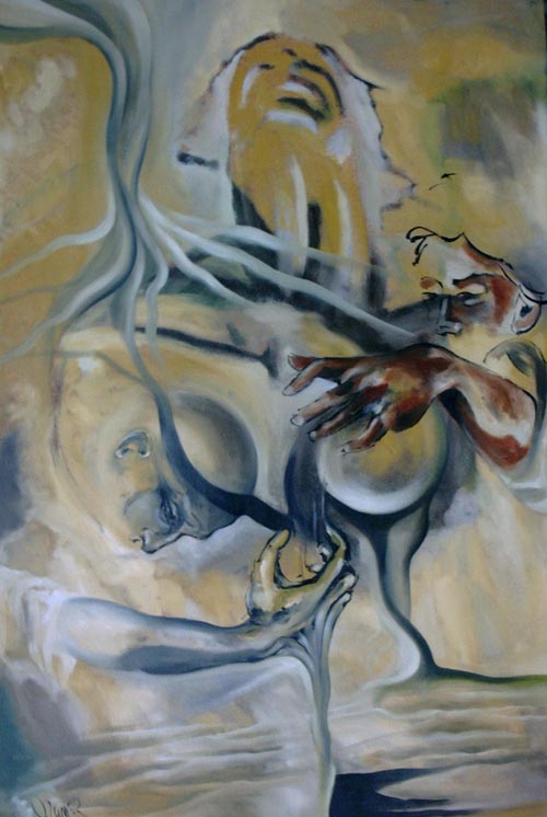 l auf Holz
