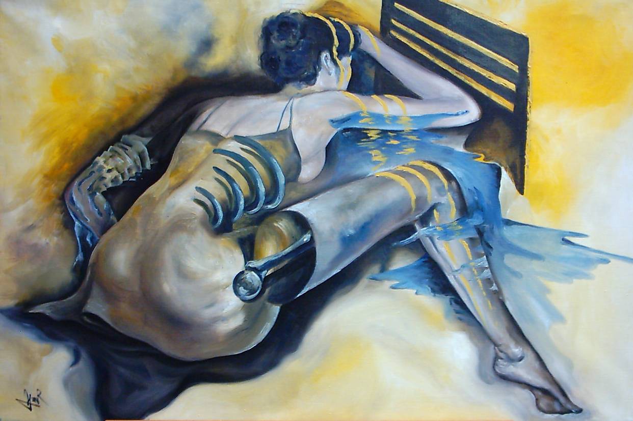 Reflektion von licht auf einem Krper 60x90